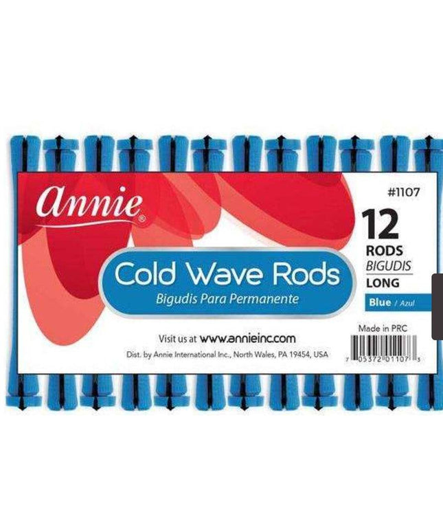 Annie Long Cold Wave Rods 12CT Blue