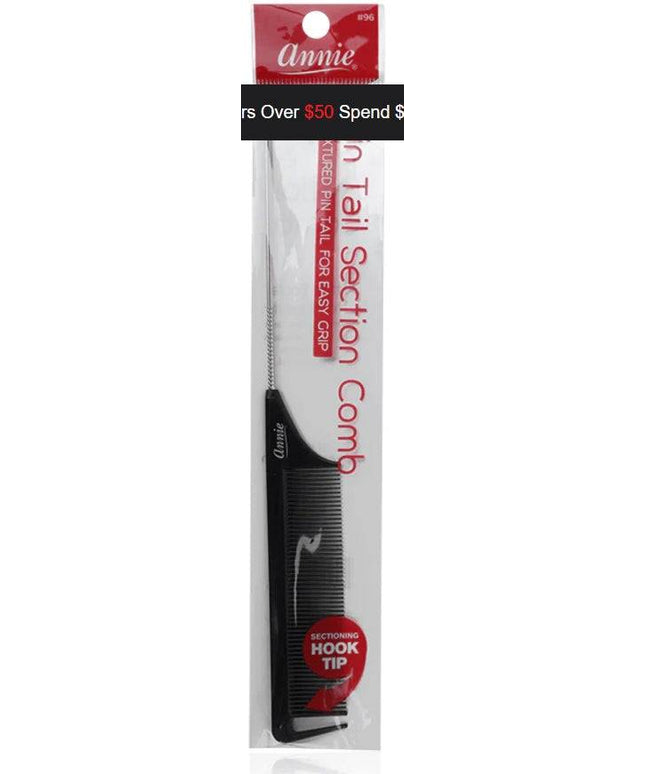 Annie Pin Tail Section Comb Black