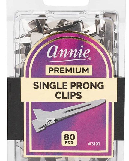 Annie Premium 80Pc Single Prong Clips