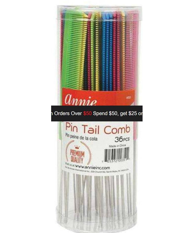 Annie Premium Pin Tail Comb Assort Color