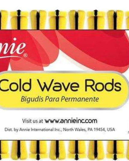 Annie Long Cold Wave Rods 12Pc Yellow