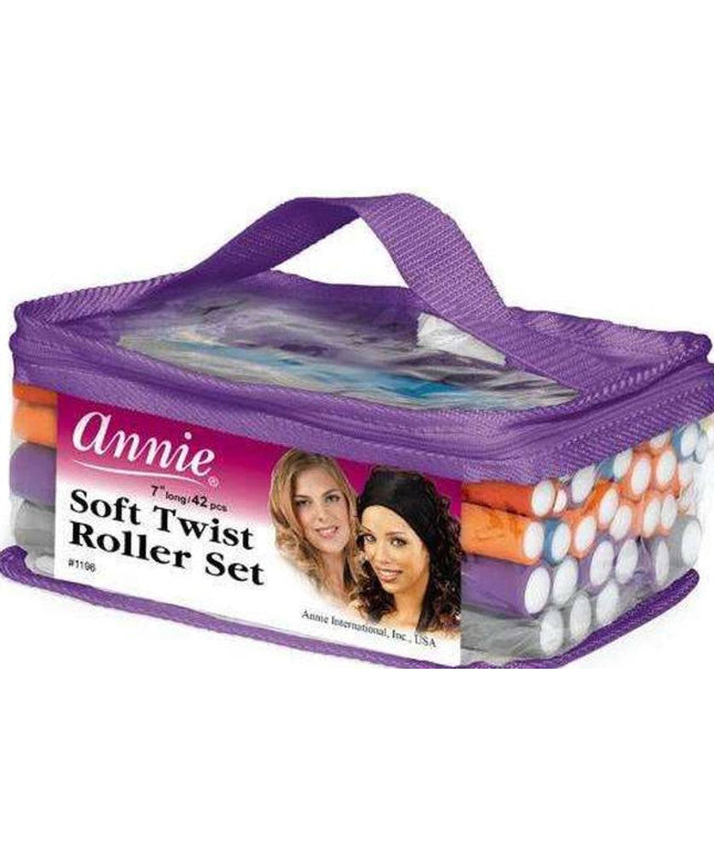 Annie Soft Twist Rollers Set (42pcs)