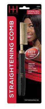 Annie Straightening Combs - 5502 - MEDIUM STRAIGHT TEETH
