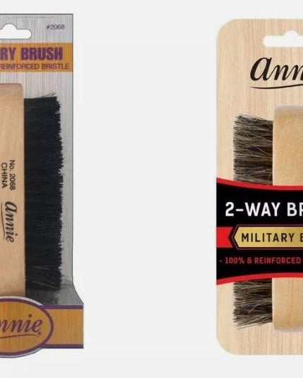 Annie Two Way Military Boar Bristle Brush Soft & Hard