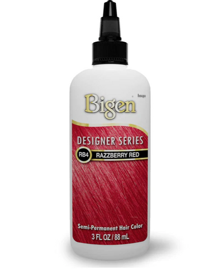 Bigen Designer Series Semi Permanent Hair Color RB4, Razzbery Red