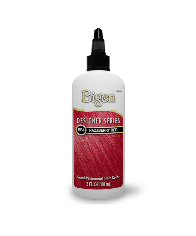 Bigen Designer Series Semi Permanent Hair Color RB4, Razzbery Red