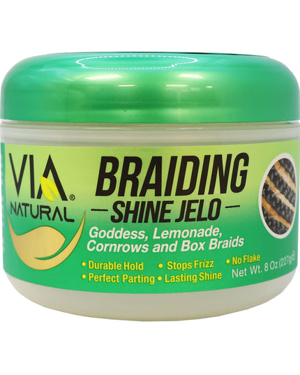 VIA Natural Braiding Shine Jelo 8oz - Regular (GREEN)
