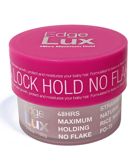 Edge Lux 48 Hour Max Hold Conditioning Hair Gel Tamer 3.53oz - Multiple Scents - Strawberry