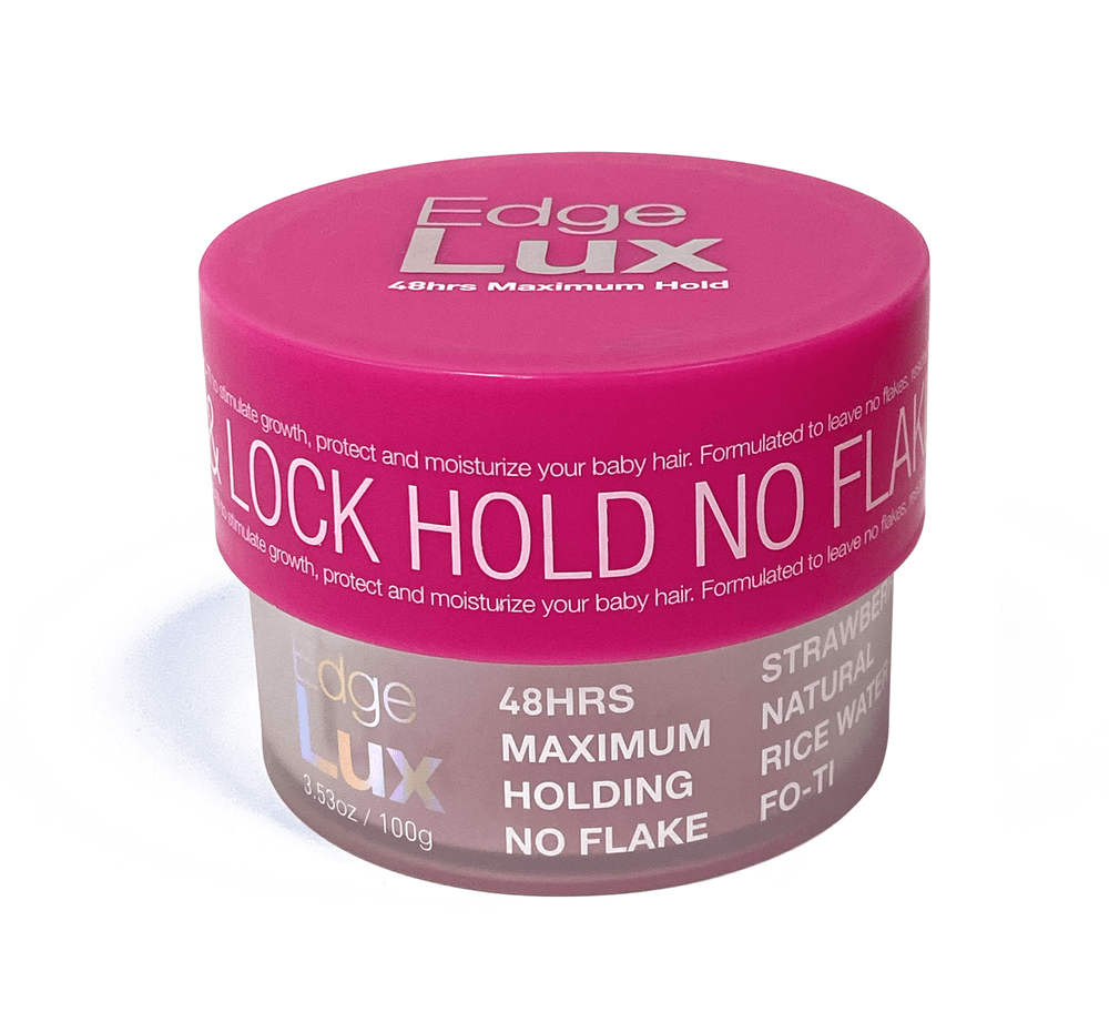 Edge Lux 48 Hour Max Hold Conditioning Hair Gel Tamer 3.53oz - Multiple Scents - Strawberry