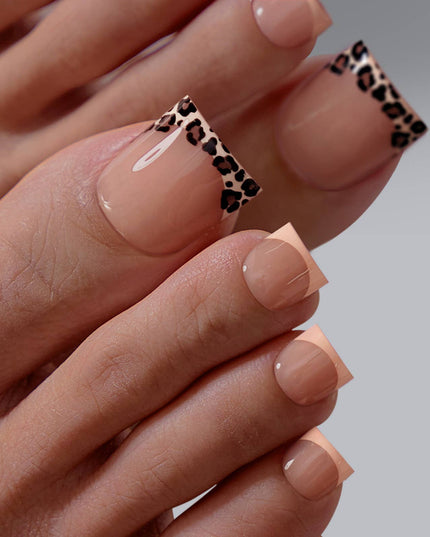 BTArtbox Press on Toenails - White Short Squoval Toe Nails