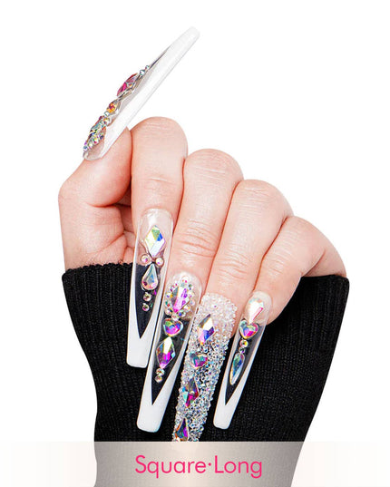 LOVFUL Aurora Light Handmade Reusable Press on Nails H36