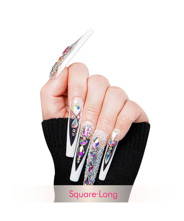 LOVFUL Aurora Light Handmade Reusable Press on Nails H36