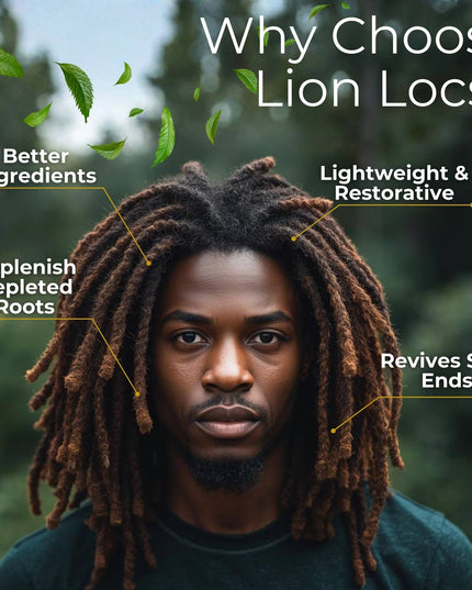 Lion Locs Firm Hold Locking Moisturizer Gel / Cream - VEGAN
