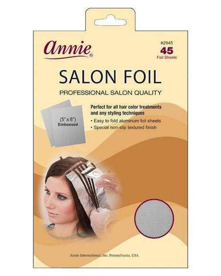 Annie Aluminum Salon Foil Sheets 45Ct