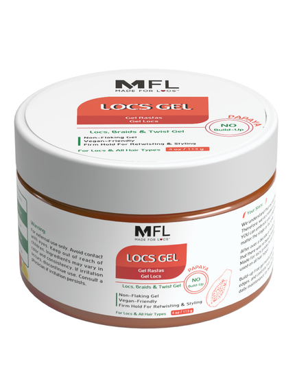 Locs, Braids & Retwisting Firm Hold Gel | 4 oz