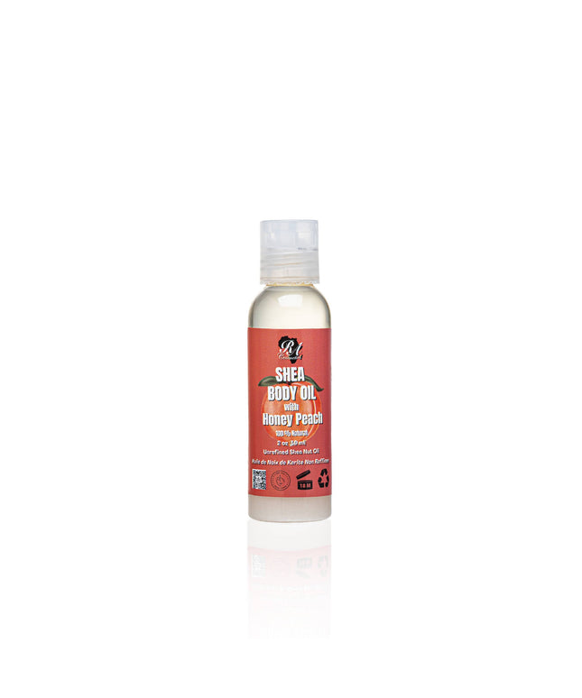 Shea Body Oil – Honey Peach - 2oz