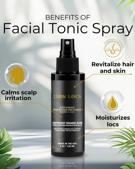 Lion Locs Advanced Rosewater - VEGAN