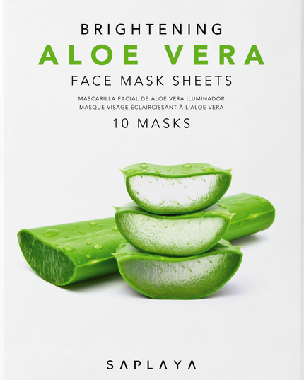 Saplaya - K-Beauty Aloe Vera 10pc Face Mask Pack