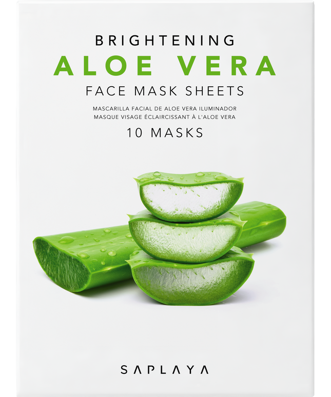 Saplaya - K-Beauty Aloe Vera 10pc Face Mask Pack