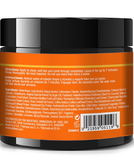Difeel Argan Hydrating Hair Mask 12 oz