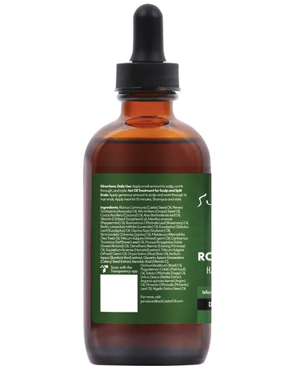 Sunny Isle Rosemary Mint Hair and Strong Roots Oil 4oz