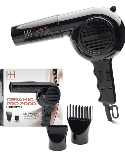Hot & Hotter Ceramic Pro-2000 Dryer Black