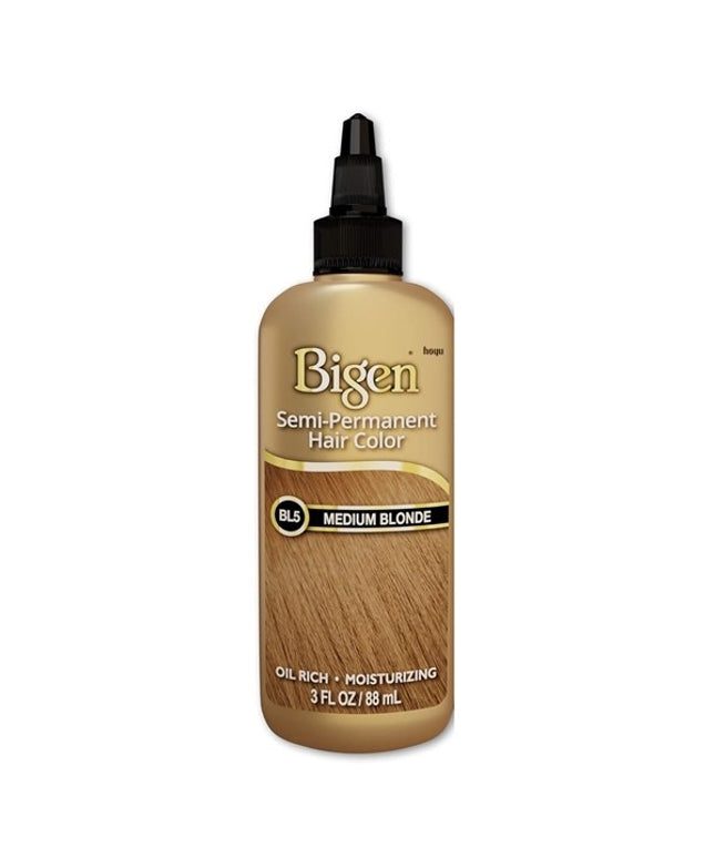 Bigen Semi Permanent Hair Color BL5, Medium Blonde
