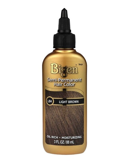 Bigen Semi Permanent Hair Color LB4 Light Brown 3 Oz