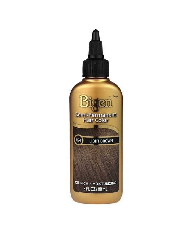 Bigen Semi Permanent Hair Color LB4 Light Brown 3 Oz
