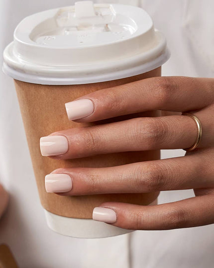Leopard French Press On Nails | Short Almond Square Brown