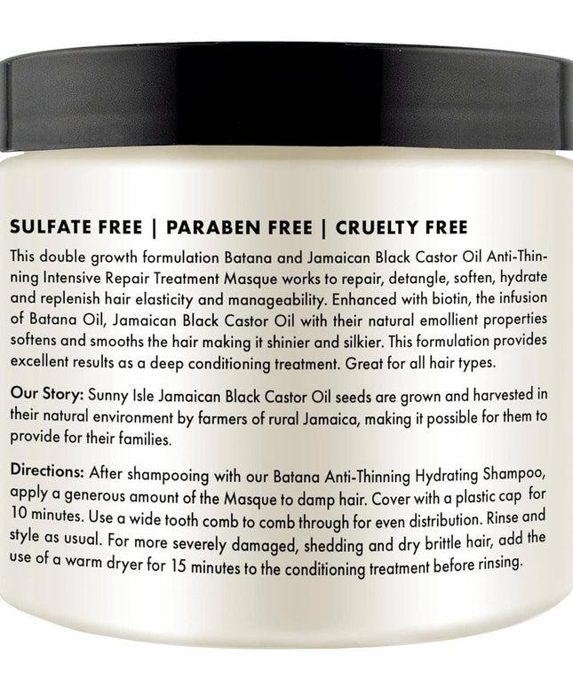 Sunny Isle Batana Anti-Thinning Intensive Repair Masque 16oz