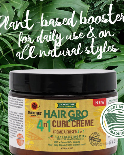 HAIR GRO 4N1 Curl Crème 12oz