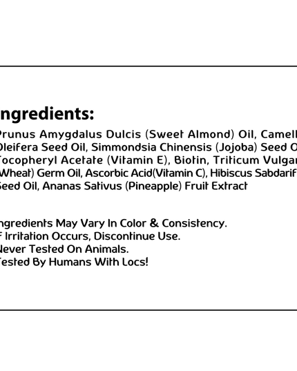 MFL Locs Vegan Oil Spray 4 oz
