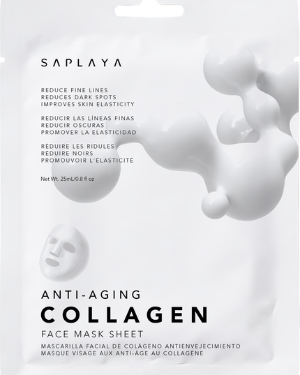 Saplaya - K-Beauty Collagen 10pc Face Mask Pack