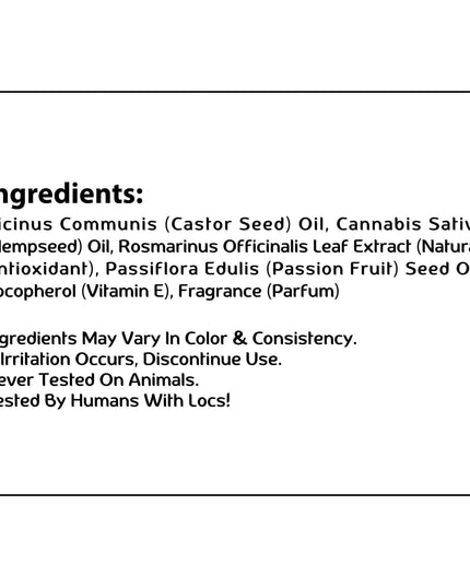 Jamaica Ganja Hemp Locs Oil