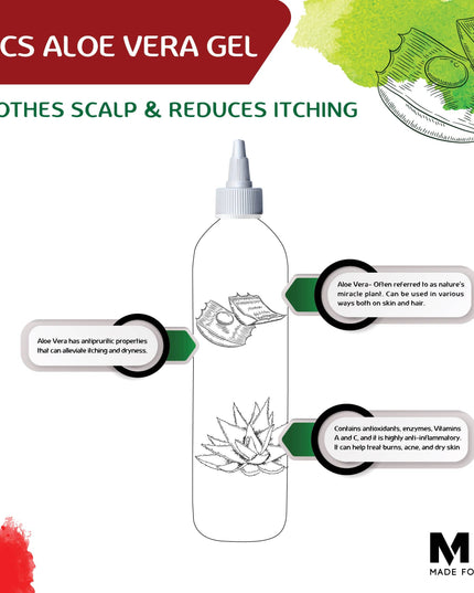 Locs Vegan Aloe Vera Soothing & Styling Gel | 8 oz