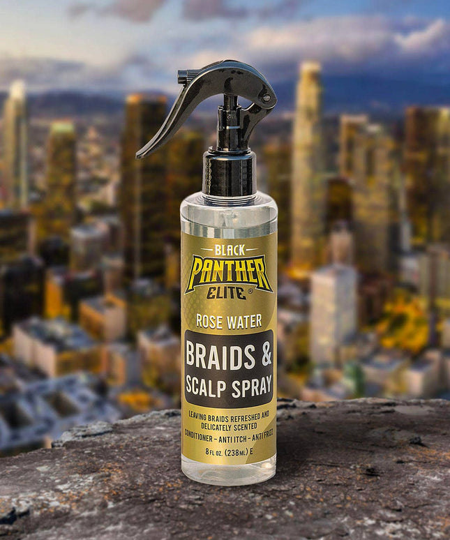 Black Panther Rosewater Braid and Scalp Spray 8oz