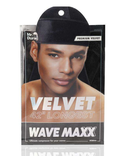 Mr. Durag Velvet Durag Black
