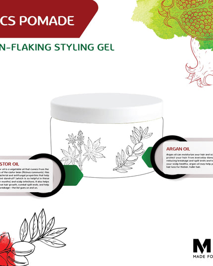 Locs, Braids & Retwisting Firm Hold Gel | 4 oz