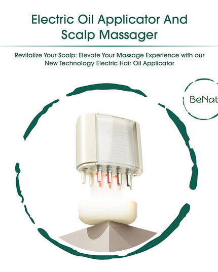Electric Oil Applicator and Vibration Scalp Massager 2 in 1