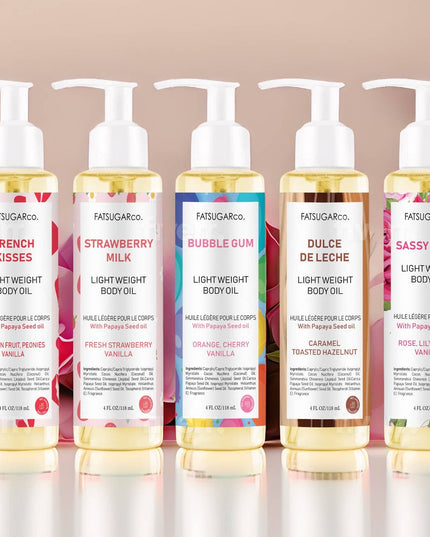 Body Oil Fragrance Oil for Glowing Skin - Various Scents 4oz