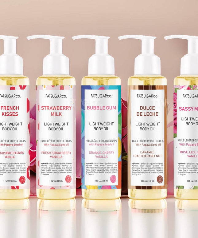 Body Oil Fragrance Oil for Glowing Skin - Various Scents 4oz