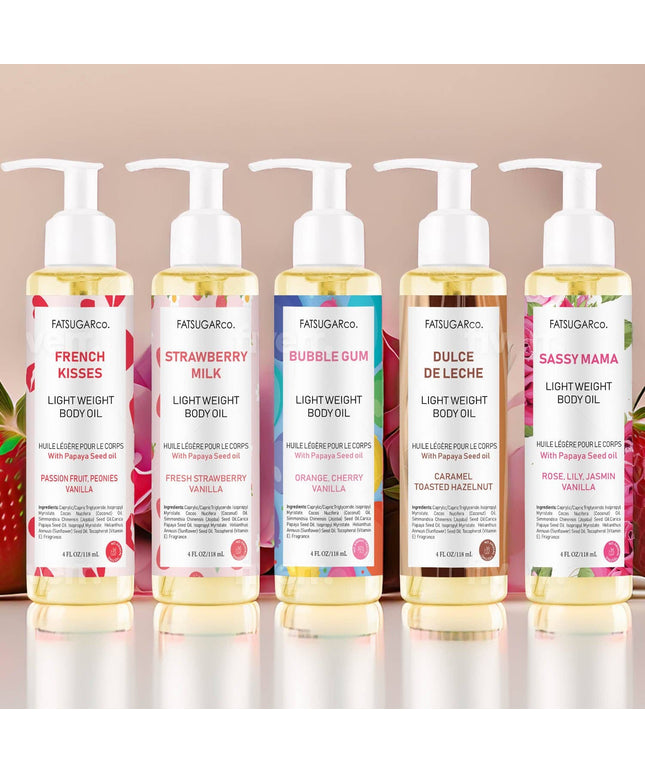 Body Oil Fragrance Oil for Glowing Skin - Various Scents 4oz