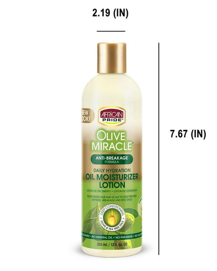 African Pride Olive Miracle Oil Moisturizer Lotion 12oz