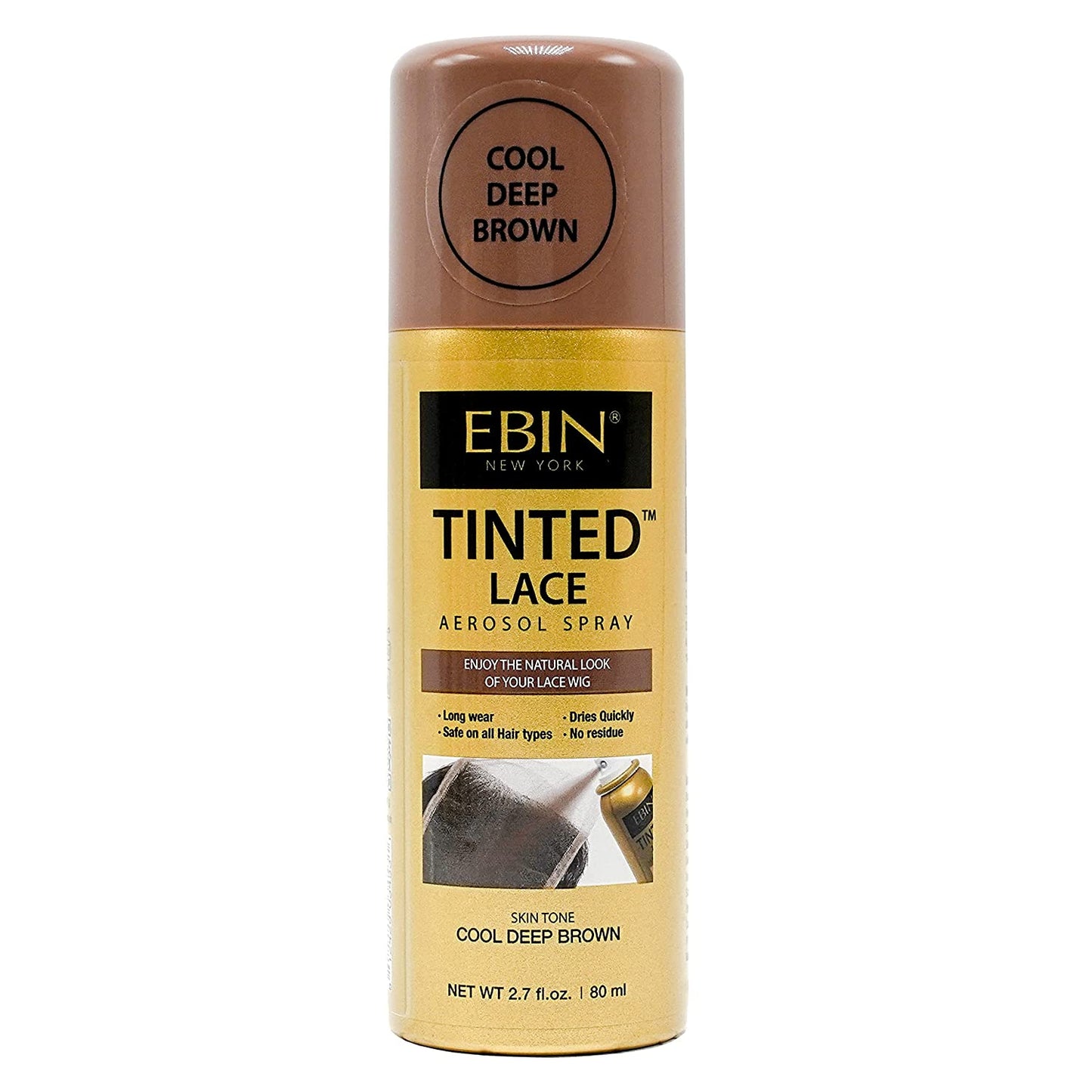 Ebin Tinted Lace -Medium Dark Brown