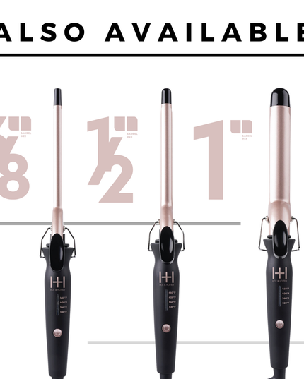 Hot & Hotter Extra Long Ceramic Tourmaline Curling Iron 3/8