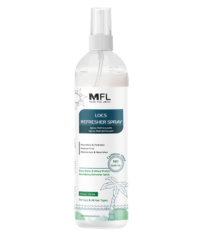 Locs Rose-Water Refresher Spray | 8 oz