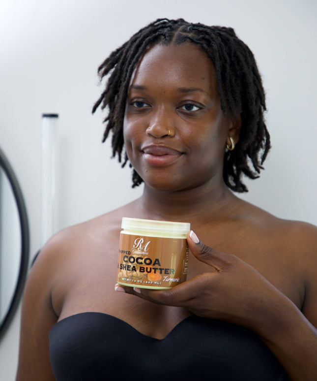 Whipped Cocoa & Shea Butter w/ Turmeric Oil, 12oz