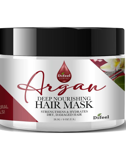 Difeel Essentials Deep Nourishing Argan Hair Mask 8 oz