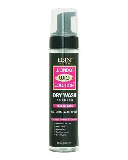 Wonder Wig Solution Dry Wash Foaming Ebin (8 oz)